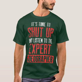 ビデオグラファー聞映画製作者ギフト Tシャツ