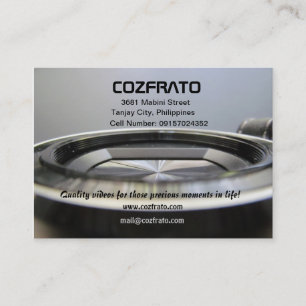 ビデオグラフィー-ビデオ名刺 名刺