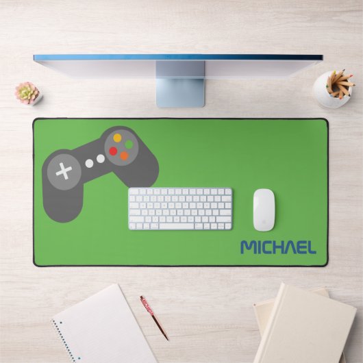 ビデオゲクールームコントローラのキッズパーソナライズされた デスクマット (オフィス1)
