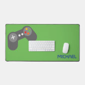 ビデオゲクールームコントローラのキッズパーソナライズされた デスクマット (キーボード&マウス)