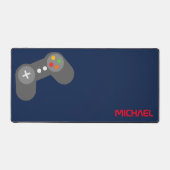 ビデオゲクールームコントローラのキッズパーソナライズされた デスクマット (正面)