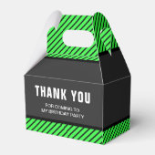 ビデオゲモダンーム誕生日パーティー フェイバーボックス (裏面サイド)