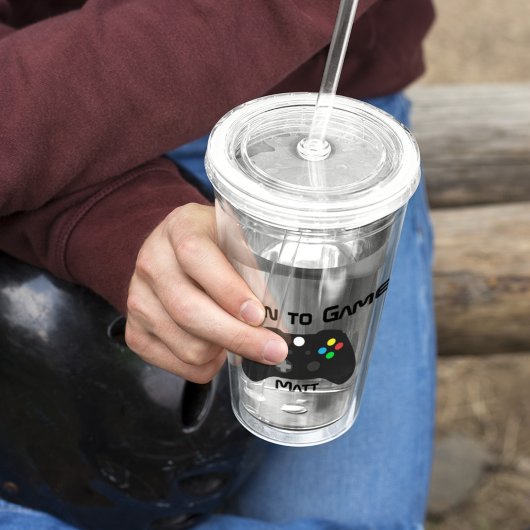 ビデオゲーカスタムム アクリルタンブラー