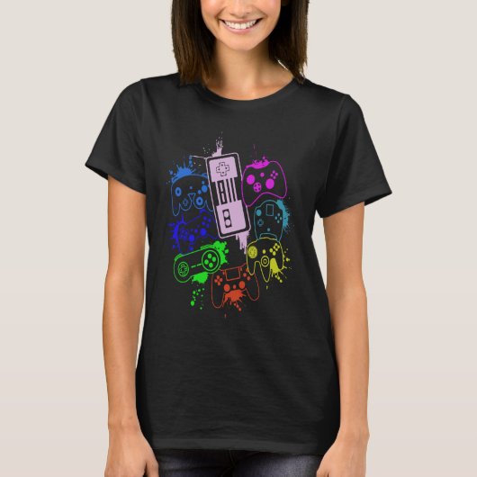 ビデオゲークールムゲーマー3 Tシャツ (正面)