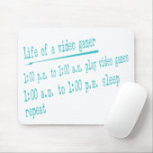 ビデオゲーマーの生命 マウスパッド (マウス)