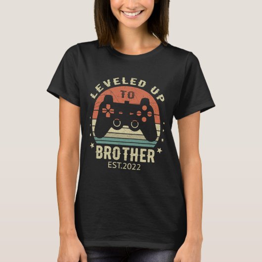 ビデオゲーマーのBrother 2022まで平準化 Tシャツ (正面)