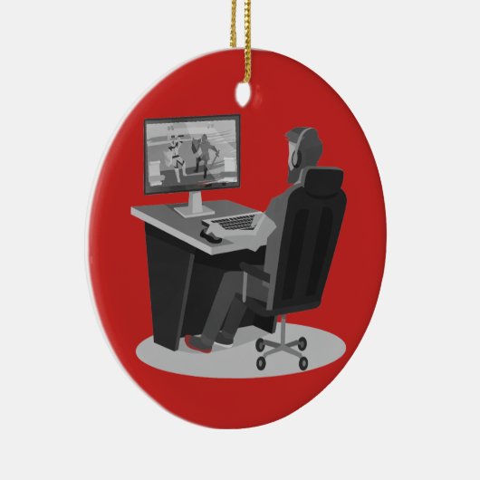 ビデオゲーマーオーナメント セラミックオーナメント (右)