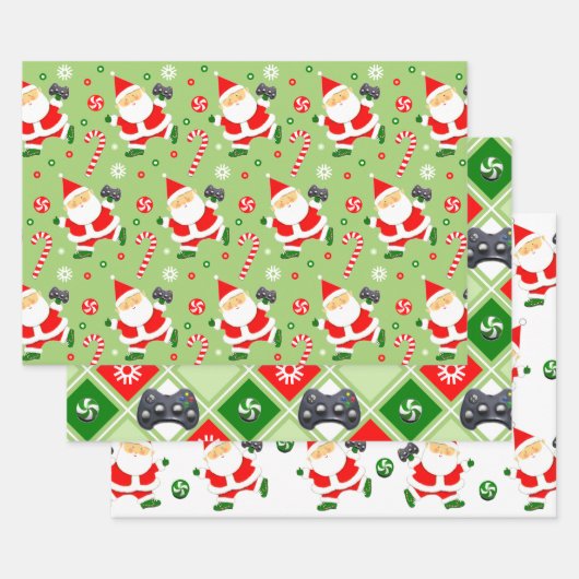 ビデオゲーマーギフトラッピング紙シート ラッピングペーパーシート (セット)