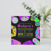 ビデオゲーマーゲーミングガールバルミツワー夕べパーティー 招待状 (スタンド正面)