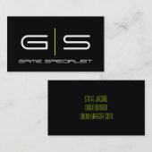 ビデオゲーマーゲームのスペシャリスト 名刺 (正面/裏面)