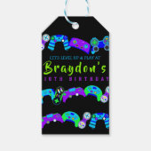 ビデオゲーマーゲーム子供の誕生日パーティー ギフトタグ (正面)