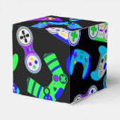 ビデオゲーマーゲーム子供の誕生日パーティー フェイバーボックス (裏面サイド)