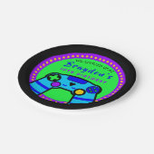 ビデオゲーマーゲーム誕生日パーティギフト持ち帰る ペーパープレート (アングル)