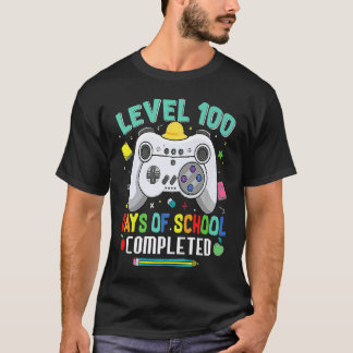 ビデオゲーマー生徒 100日目の先生 100日間の Tシャツ