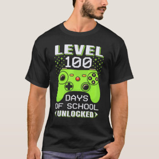 ビデオゲーマー生徒 100日目の先生 100日間の Tシャツ