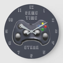ビデオゲーマー ラージ壁時計