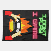 ビデオゲーマー：私はゲーム遊をやらない キッチンタオル (横)