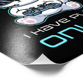 ビデオゲーマーVRおもしろい引用文:できない – 予定がある フォトプリント (角)