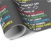 ビデオゲーミングキッズガおもしろいーマー ラッピングペーパー (ロールコーナー)