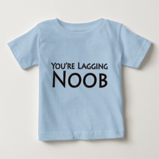 ビデオゲームおよび賭博-あなたは遅延のNoob ベビーTシャツ (正面)