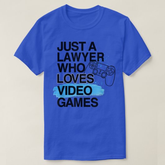 ビデオゲームが大好きなジャスト・アール Tシャツ (デザイン正面)