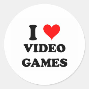 ビデオゲームが大好き ラウンドシール