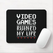 ビデオゲームで人生が台無しになった マウスパッド (マウス)