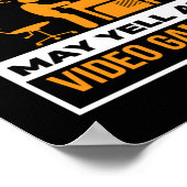 ビデオゲームで叫ぶ5月 ポスター (角)