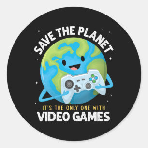ビデオゲームで地球を唯一の星に救う ラウンドシール