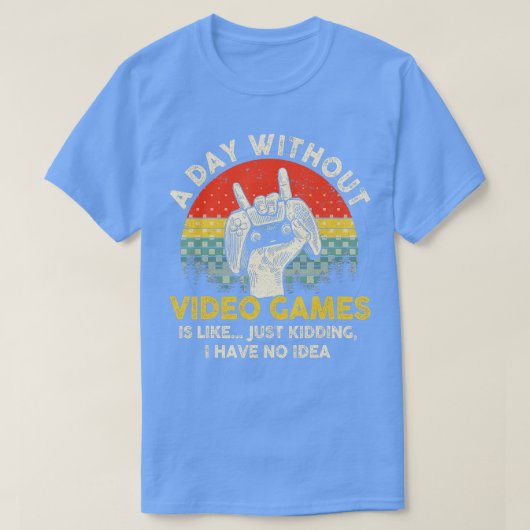 ビデオゲームなしの日レトロビデオギフトメンズW Tシャツ (デザイン正面)