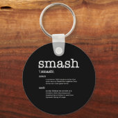 ビデオゲームに感謝 Smashの定義 ビデオゲーム キーホルダー (正面)