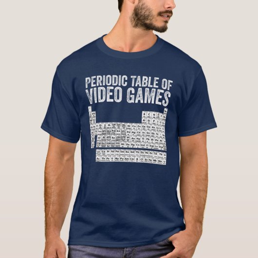 ビデオゲームのゲーマー要素の定期カッコいい的な表 Tシャツ (正面)