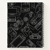 ビデオゲームのスパイラルノートブック ノートブック (裏面)