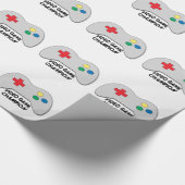 ビデオゲームのチャンピオン ラッピングペーパー (角)