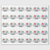 ビデオゲームのチャンピオン ラッピングペーパー (フラット)