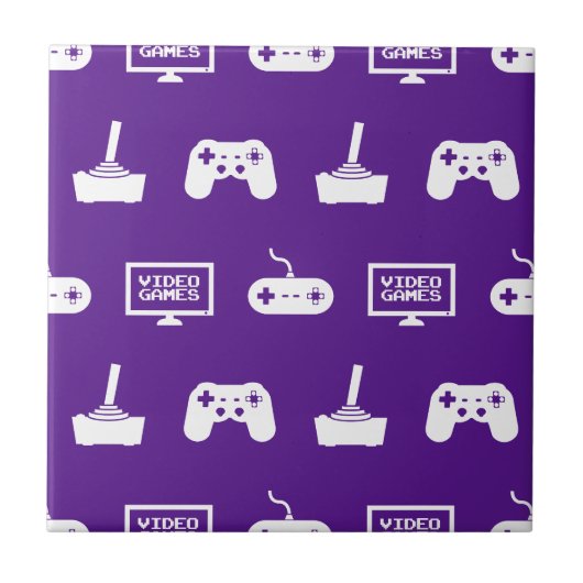 ビデオゲームのテーマの賭博のデザインのビデオゲームのゲーマー タイル (正面)