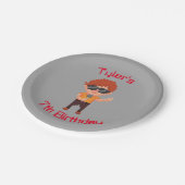 ビデオゲームのパーティーパーソナライズされたプレート ペーパープレート (アングル)