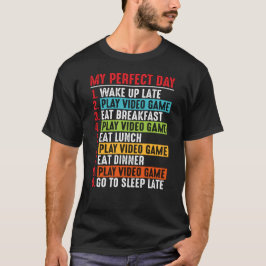 ビデオゲームの名言 私の最高の一日 | ビデオゲーム Tシャツ