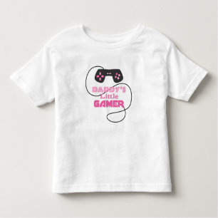 ビデオゲームの女の子 トドラーTシャツ