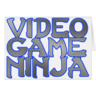 ビデオゲームの忍者(青い)
