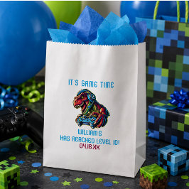 ビデオゲームの恐竜のゲームの誕生日パーティー フェイバーバッグ
