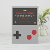 ビデオゲームの感謝カード サンキューカード (スタンド正面)