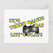 ビデオゲームの日 ポストカード (正面)