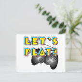 ビデオゲームの日 - レッツプレイ! ポストカード (スタンド正面)