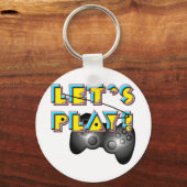 ビデオゲームの日 – レッツ遊ー! キーホルダー (正面)