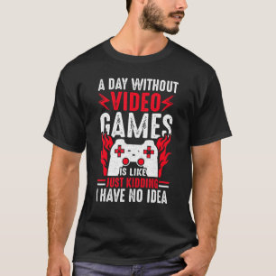ビデオゲームの無おもしろい日Video Gamer Gift G Tシャツ