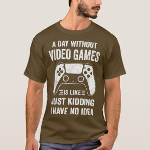 ビデオゲームの無おもしろい日Video Gamer Gift M Tシャツ