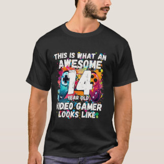 ビデオゲームの私の14誕生日男の子ゲーム14th B Tシャツ