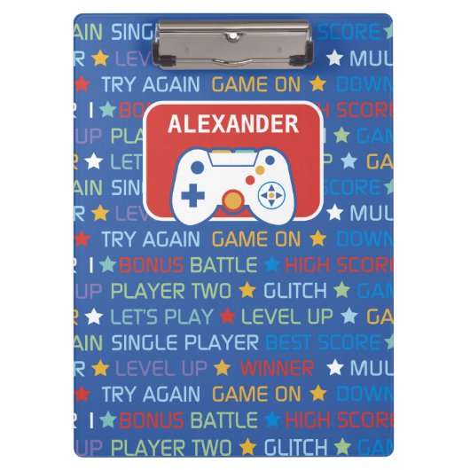 ビデオゲームの言葉 クリップボード (正面)
