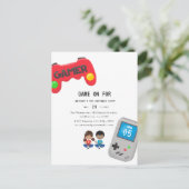 ビデオゲームの誕生日パーティー ポストカード (スタンド正面)